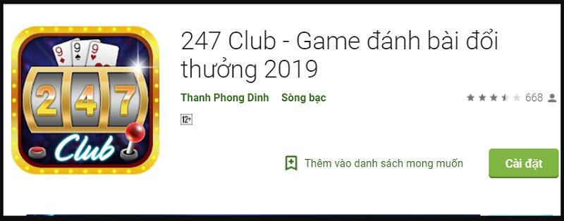 Link tải cổng game 247 Club thuộc nền tảng Android