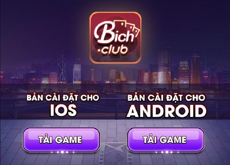Link tải trò chơi của cổng game Bich Club