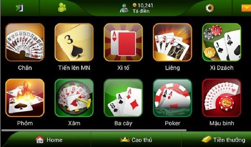 Những tựa game bài nổi bật tại Casino365