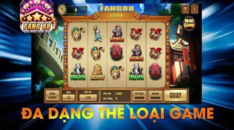 Đa dạng thể loại game đổi thưởng tại cổng game Fang88