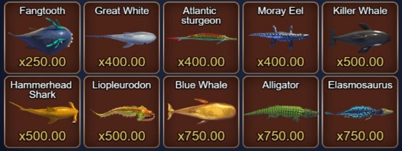 Hệ số thưởng tại game bắn cá HAPPY8