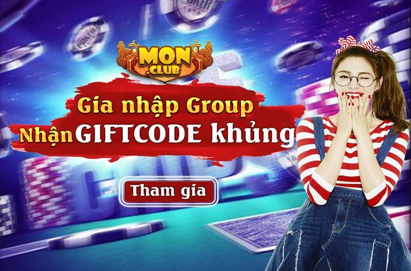 Tham gia Group nhận ngay Giftcode Mon Club không giới hạn