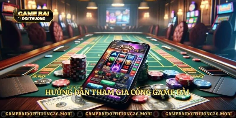 Hướng dẫn tham gia cổng game bài 